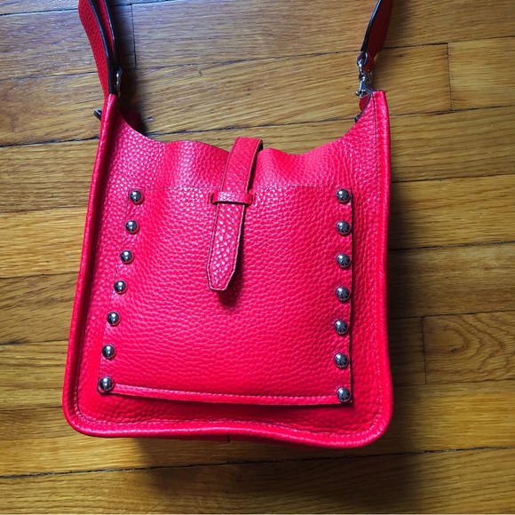 Rebecca Minkoff Red Crossbody Feed Bag - Picture 3 of 9